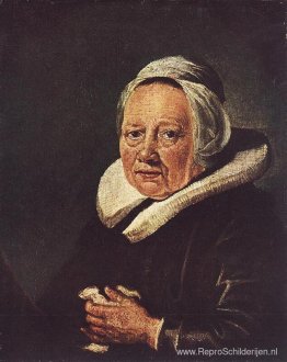 Portret van een oude vrouw