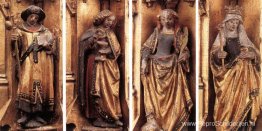 St. Ursula-schrijn: figuren