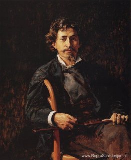 Portret van de kunstenaar Ilya Repin