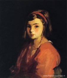 Agnes in het rood (Agnes Schleicher)