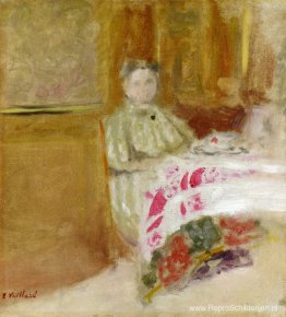 Mevrouw Vuillard aan tafel