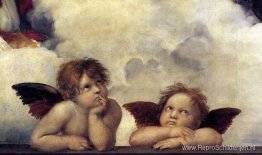 Putti, detail uit de Sixtijnse Madonna