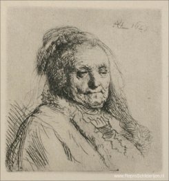 Buste van een oude vrouw, de moeder van Rembrandt