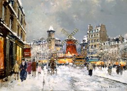 Moulin Rouge, een pigalle sous la neige