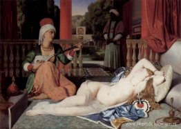 Odalisque met slaaf