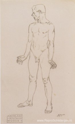 Figuurstudie van Tristan