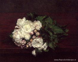 Bloemen, witte rozen