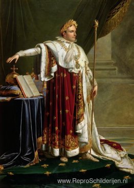 Napoleon I in kroningsgewaden