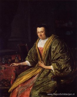 Portret van Geertruy Gael, tweede vrouw van Gerrit Gerritsz Scho