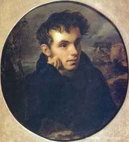 Portret van Vasili Zjoekovski