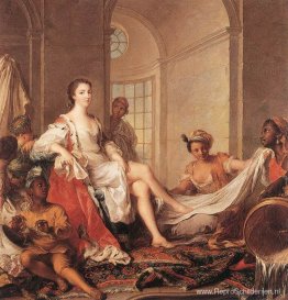 Mademoiselle de Clermont als Sultana