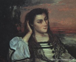 Portret van Gabrielle Borreau