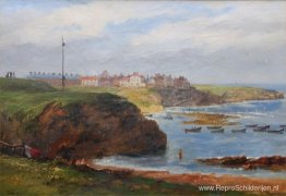 Cullercoats uit het zuiden door John Wilson Carmichael