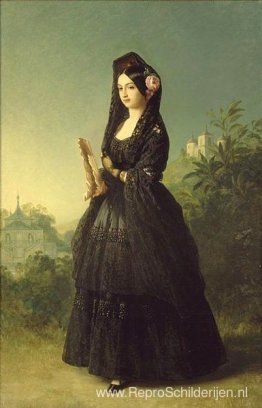 Portret van Infanta Luisa Fernanda van Spanje, hertogin van Mont