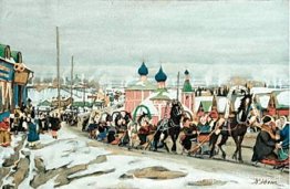 Pannenkoeken rijden. Sergiev Posad