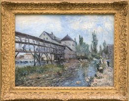 Watermolen bij Moret door Alfred Sisley