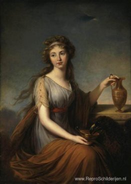 Portret van Anna Pitt als Hebe