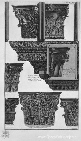 Verschillende hoofdsteden (St. Jan van Lateranen, St. Maria in C