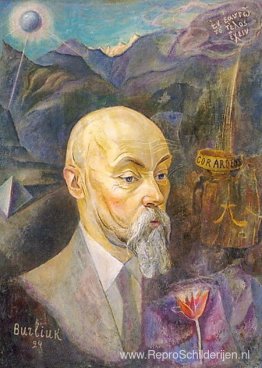 Portret van Nicolaas Roerich