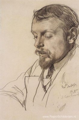 Portret van Boris Serebryakov 