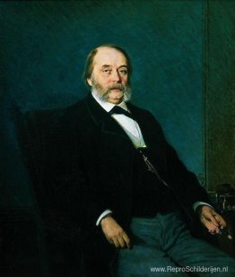 Portret van Ivan Aleksandrovitsj Gontsjarov