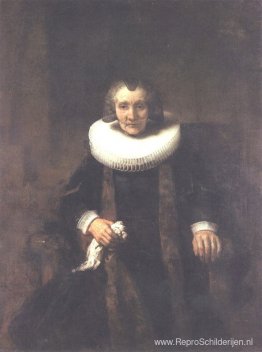 Portret van Margheride Geer, echtgenote van Jacob Trip