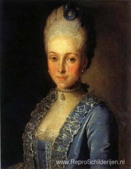 Portret van Alexandra Perfilyeva, geboren gravin Tolstaya