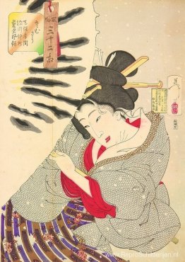 Ziet er koud uit - Het uiterlijk van a-Fukagawa-Nakamichi-Geisha