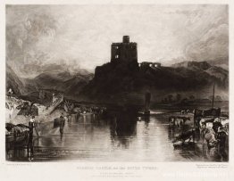 Norham Castle, aan de rivier de Tweed (naar Joseph Mallord Willi