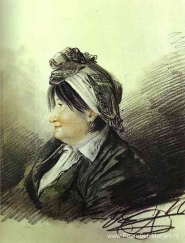 Portret van A. M. Lanskaya