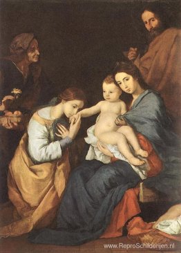 De Heilige Familie met St. Catherine