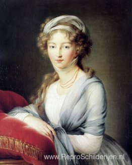 Portret van keizerin Elisabeth Alexejevna van Rusland