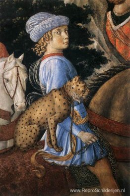 Processie van de magiër Caspar (detail)