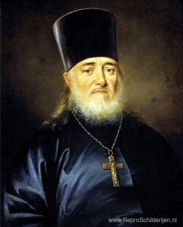 Portret van priester Peter Levitzky