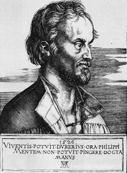 Portret van Philipp Melanchthon