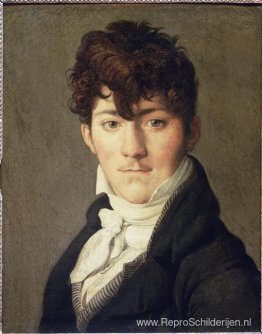 Portret van Auguste Francois Talma, vaandrig, neef van de traged