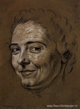 Studie voor portret van Mademoiselle Dangeville