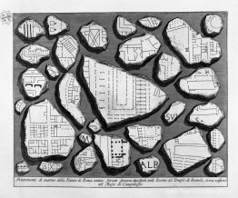 De Romeinse oudheden, t. 1, Plaat V. Kaart van het oude Rome en