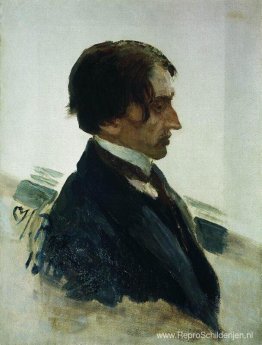 Portret van de kunstenaar Isaak Brodskiy