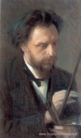 Portret van de kunstenaar G.G. Myasoedov