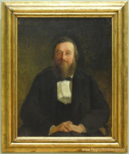 Portret van historicus M.Kostomarov