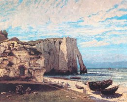 De kliffen van Etretat na de storm