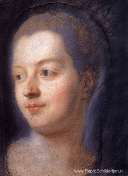 Portret van mevrouw de Pompadour