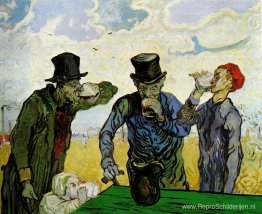 De drinkers (naar Daumier)