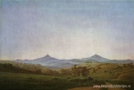 Boheems landschap met Mount Millsheauer