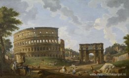 Uitzicht op het Colosseum