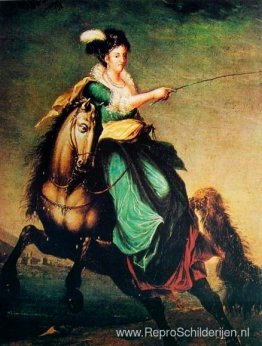 Retrato equestre de Carlota Joaquina uit Spanje