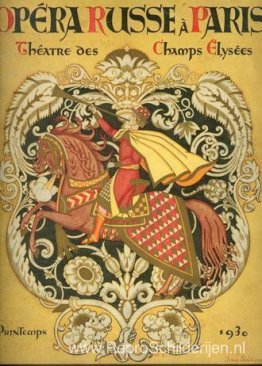 Tijdschrift "Russische Opera in Parijs"