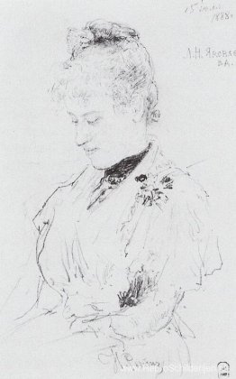 Portret van L.N. Jakovleva