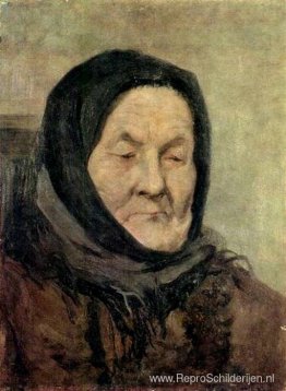 Portret van oude vrouw